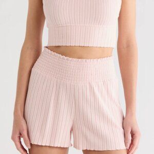 YOGALICIOUS Brushed Ribbed Short Pajamas